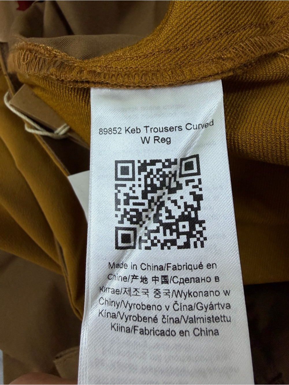 Fjallraven Keb Trousers Curved W G-1000 Women’s US 29 NWT Brown - Picture 8 of 13